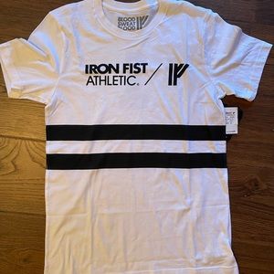 NWT Iron Fist “Never Quit” Short Sleeved Tee Sz M and S